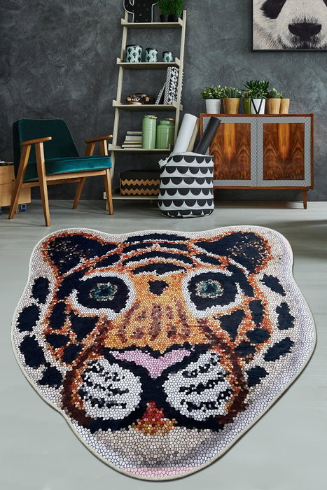 Mijölnir Bengal Djt Alfombrilla de Baño Multicolor 80 cm Mijölnir Bengal Djt Alfombrilla de Baño Multicolor 80 cm